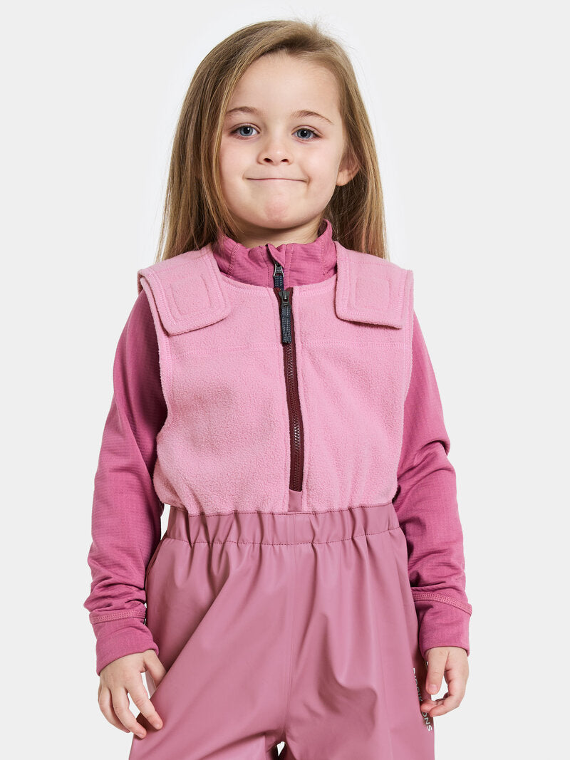 Boardman Fodrat Regnset Barn Heather Pink Didriksons