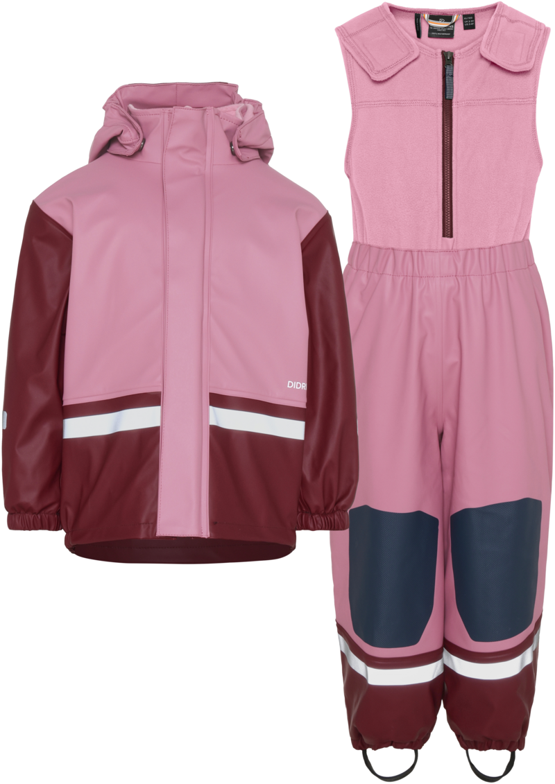 Boardman Fodrat Regnset Barn Heather Pink Didriksons