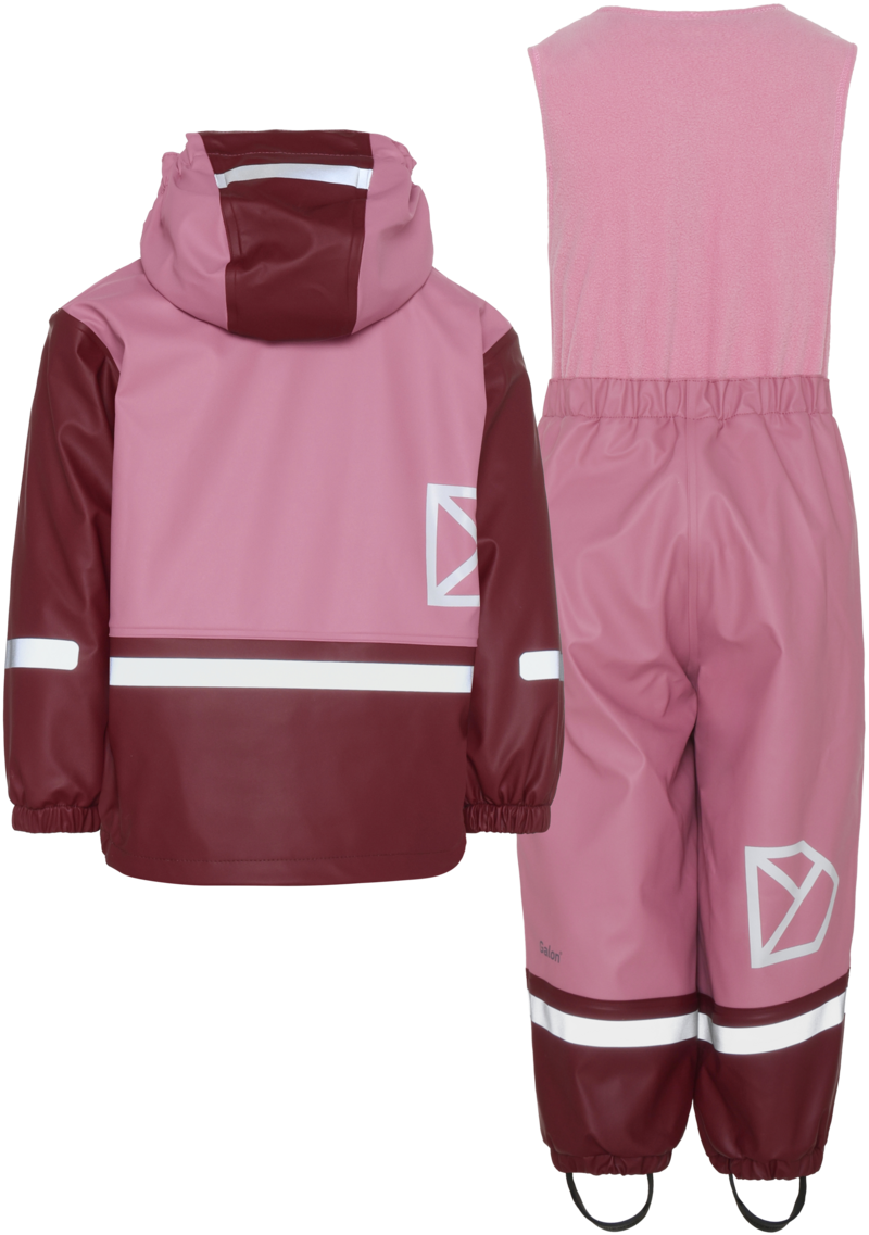 Boardman Fodrat Regnset Barn Heather Pink Didriksons