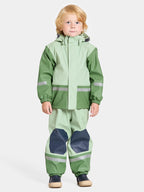 Boardman Lined Rainsuit Kids Light Algae Green Didriksons