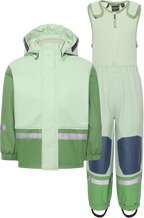 Boardman Lined Rainsuit Kids Light Algae Green Didriksons