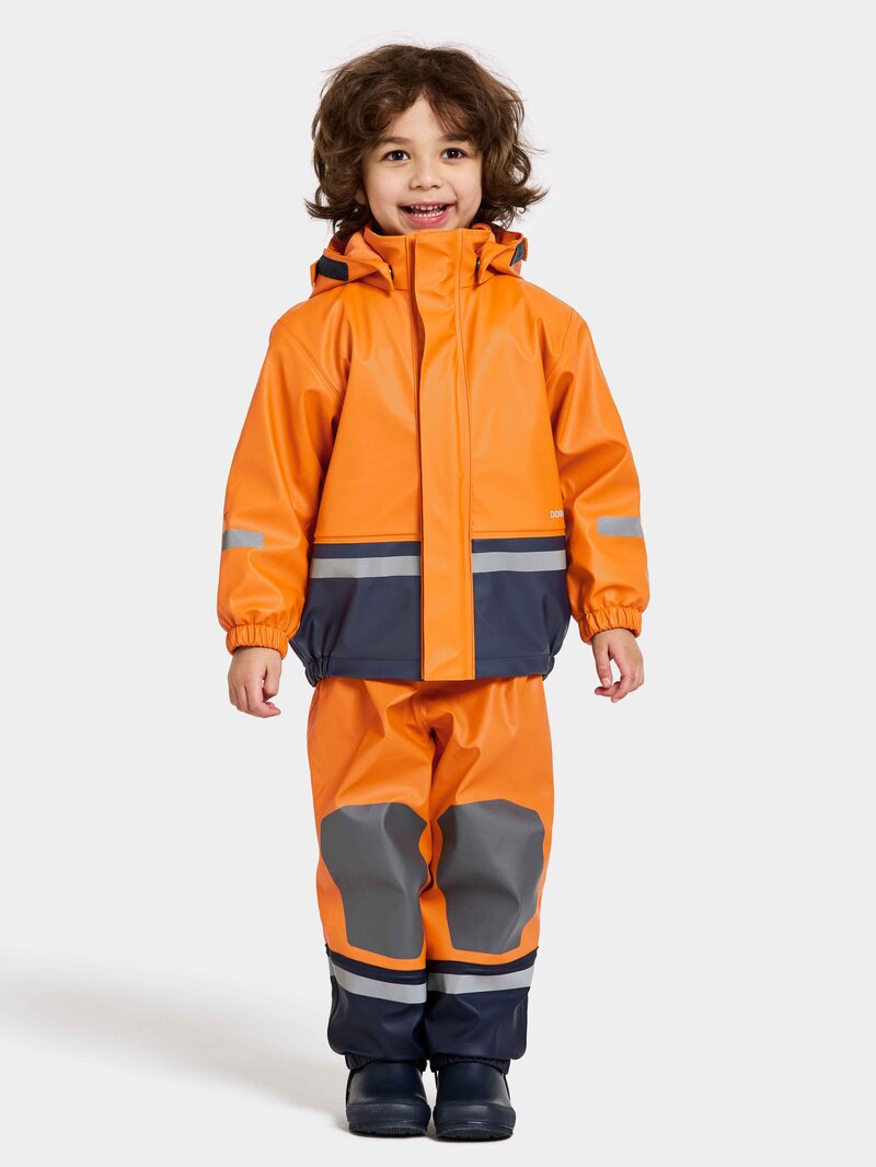 Boardman Fodrat Regnset Barn Orange Jam Didriksons