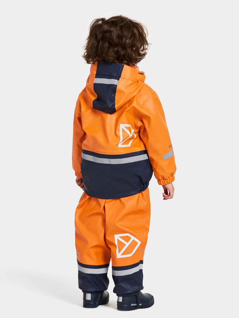 Boardman Fodrat Regnset Barn Orange Jam Didriksons