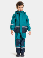 Boardman Fodrat Regnset Barn Petrol Green Didriksons
