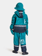 Boardman Fodrat Regnset Barn Petrol Green Didriksons