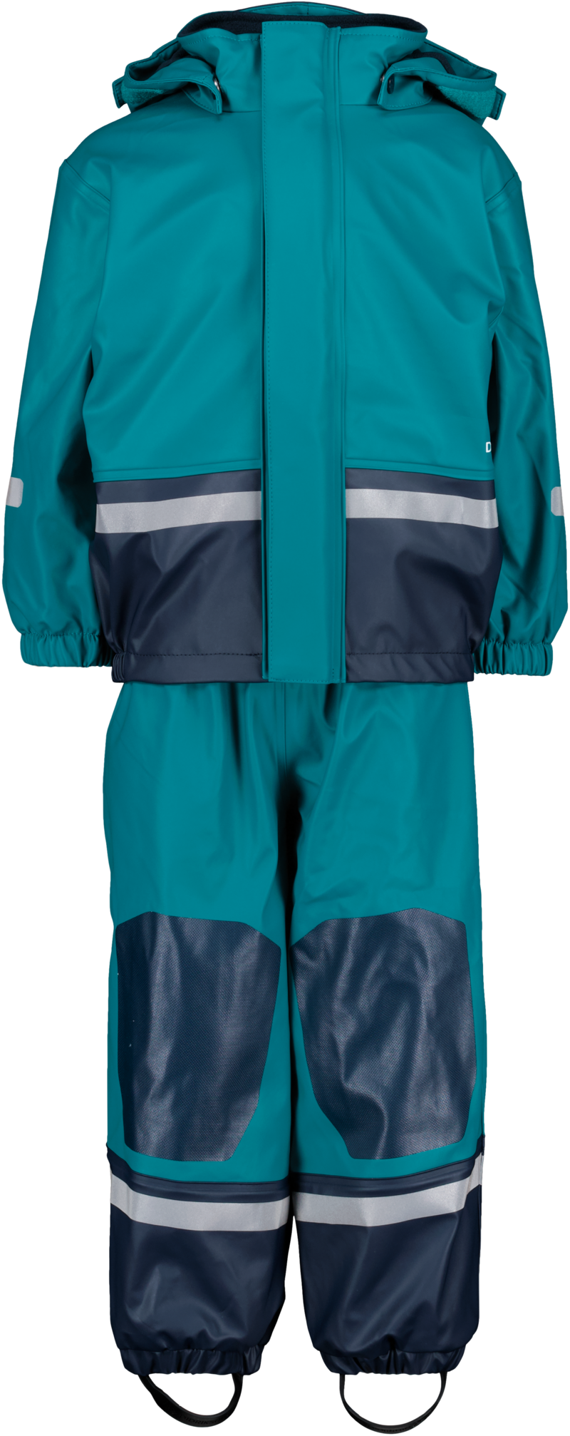 Boardman Fodrat Regnset Barn Petrol Green Didriksons