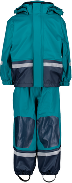 Boardman Fodrat Regnset Barn Petrol Green Didriksons