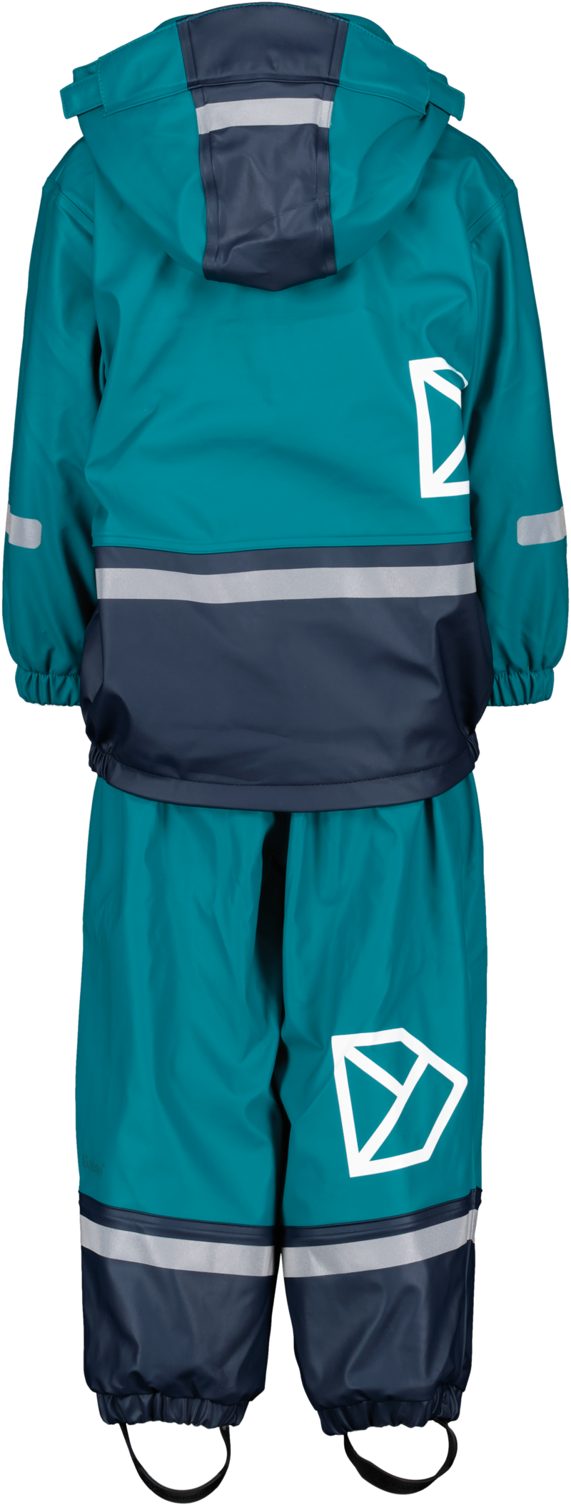 Boardman Fodrat Regnset Barn Petrol Green Didriksons