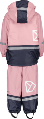 Boardman Fodrat Regnset Barn Soft Pink Didriksons