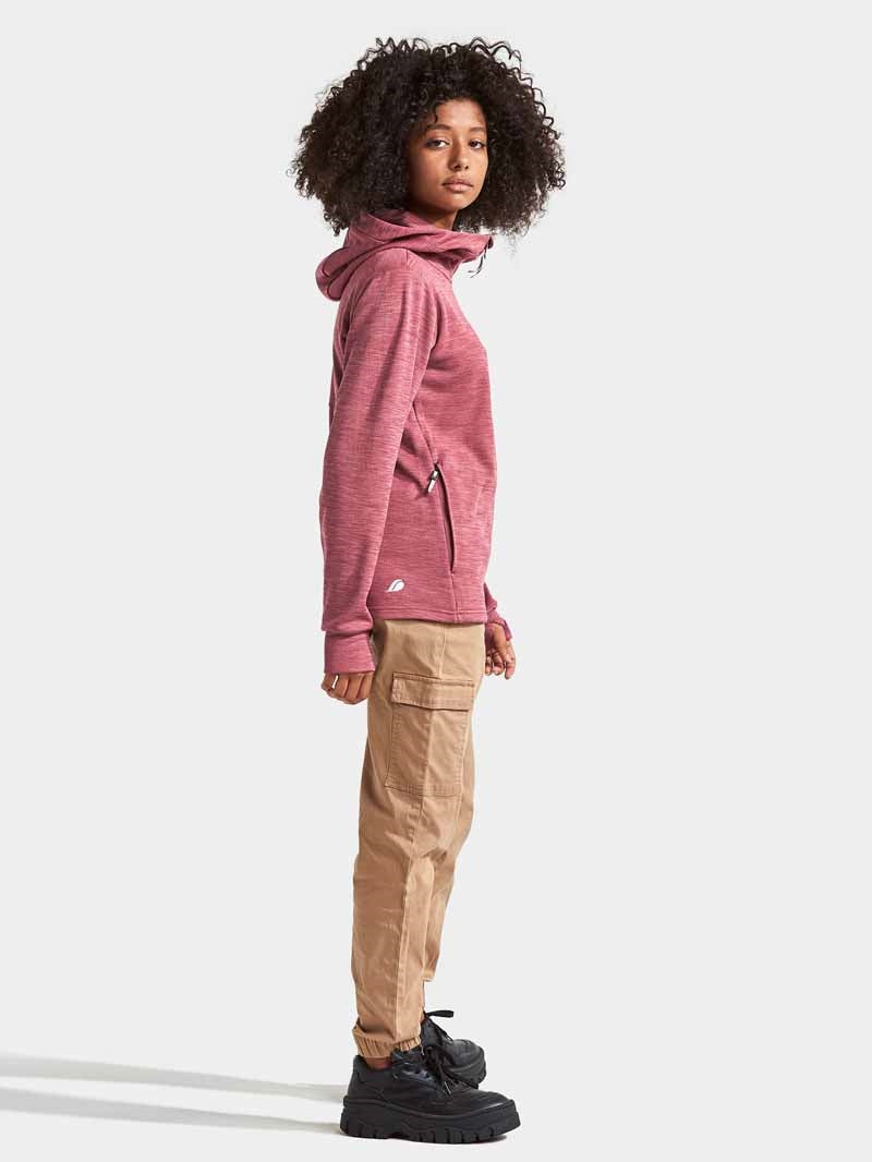 Chris Hoodie Junior Rosa - Didriksons