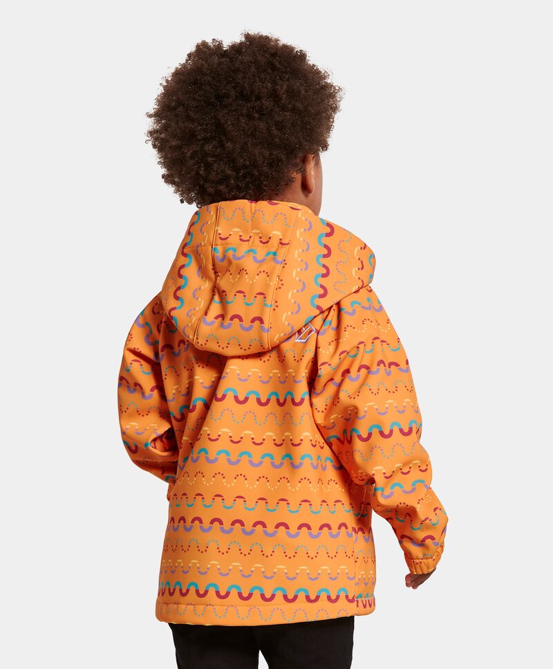 Dellen Softshell Jacket 2 Kids Orange - Didriksons
