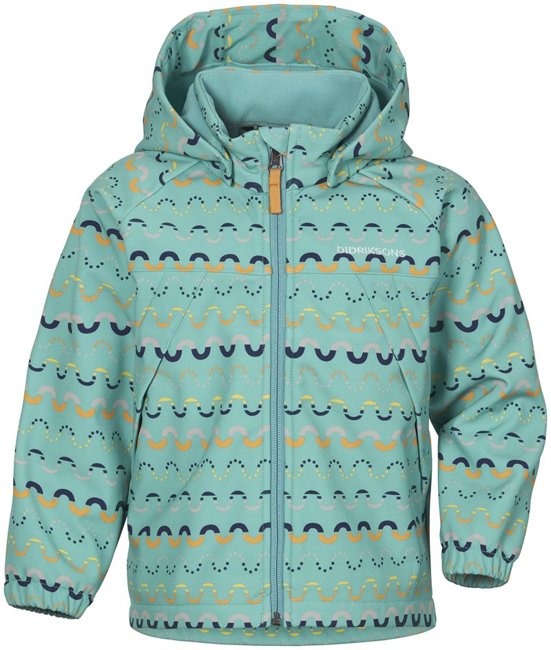 Dellen Softshelljacka 2 Barn Turkos - Didriksons