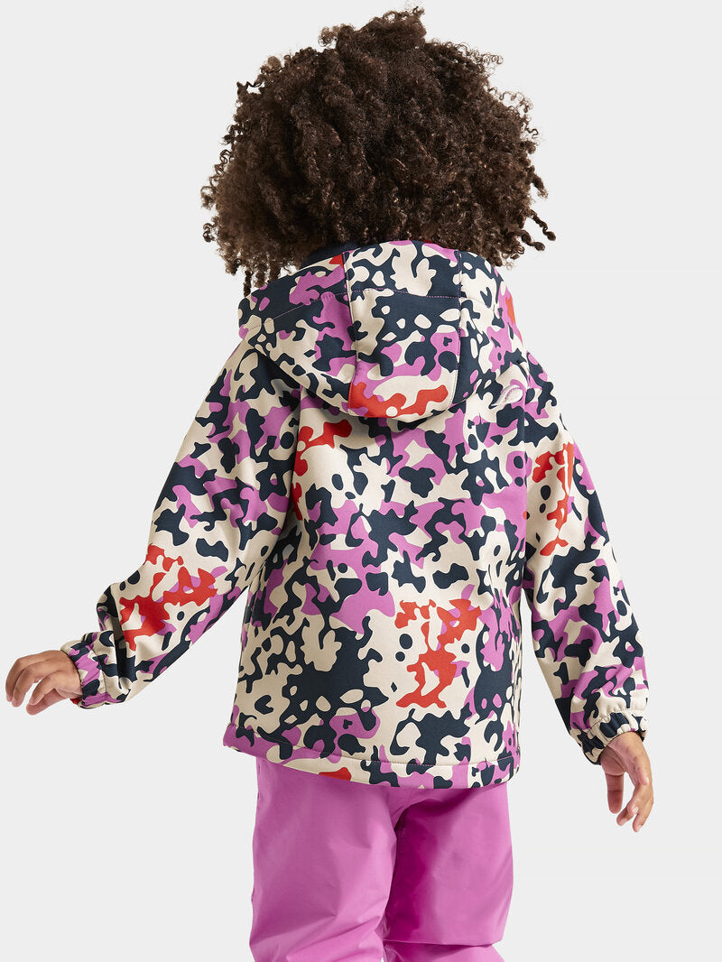 Dellen Kids' Softshell Jacket Purple Algae - Didriksons
