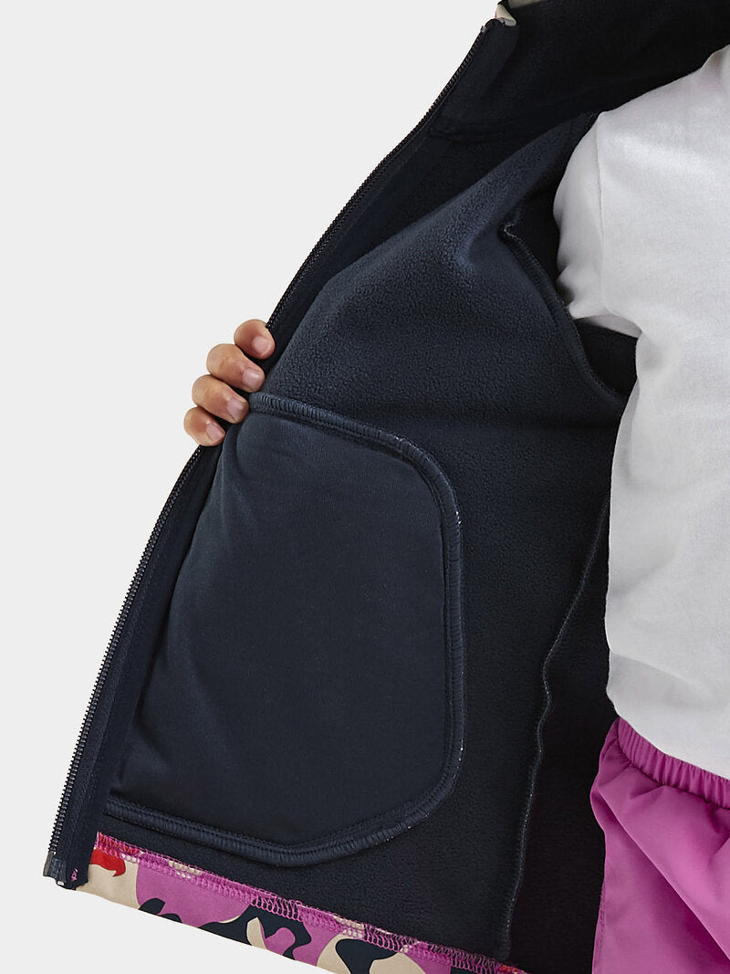 Dellen Kids' Softshell Jacket Purple Algae - Didriksons