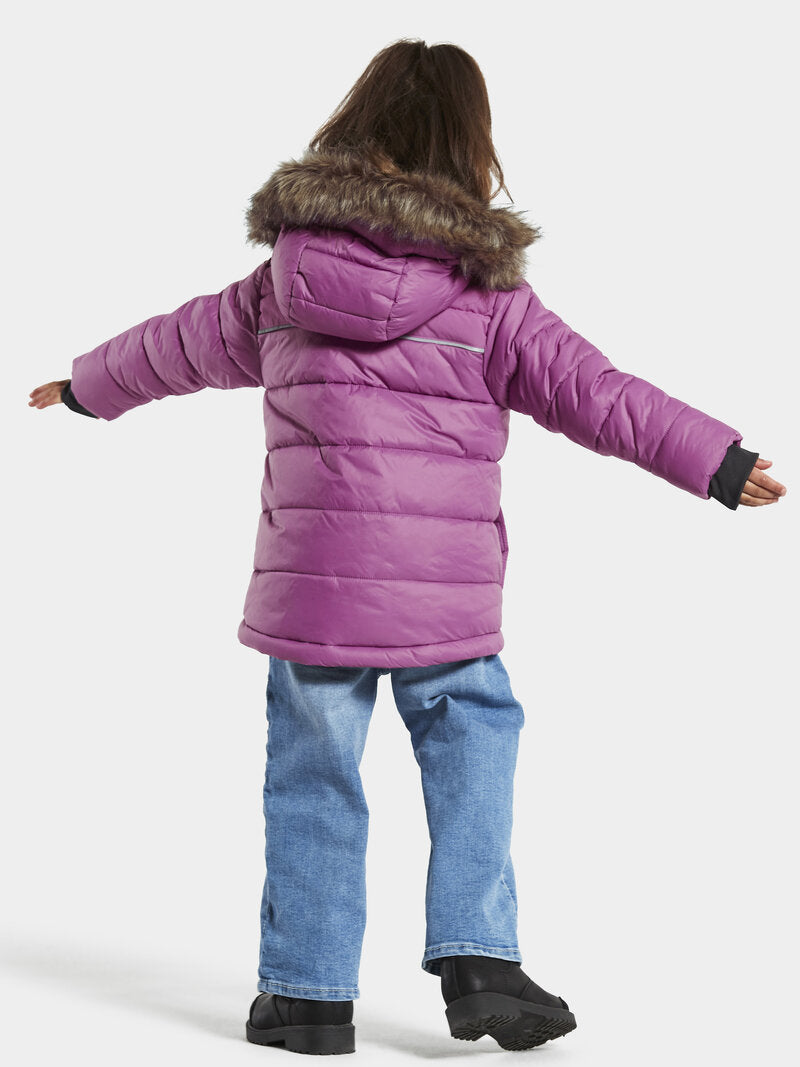 Digory Puff 3 Winter Jacket Kids Radiant Purple - Didriksons