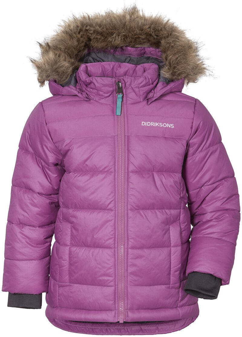 Digory Puff 3 Winter Jacket Kids Radiant Purple - Didriksons