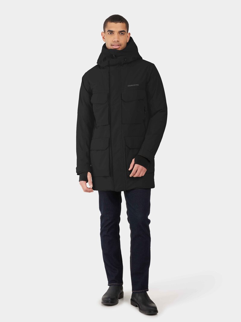 Drew Vinterparkas Herr Black Didriksons