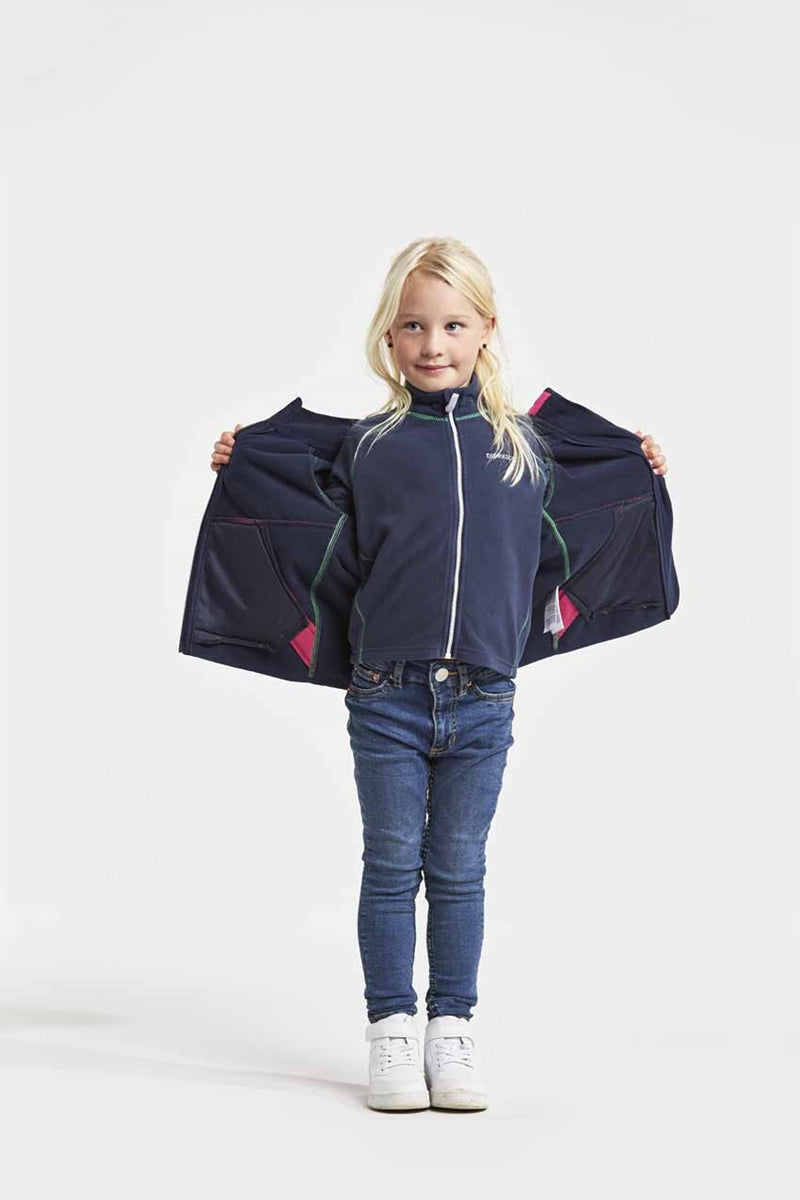 Elmån Softshelljacka Barn Fuchsia - Didriksons
