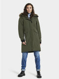 Erika Vinterparkas 3 Dam Deep Green Didriksons