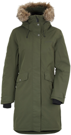 Erika Vinterparkas 3 Dam Deep Green Didriksons