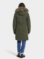 Erika Vinterparkas 3 Dam Deep Green Didriksons