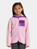 Exa Fleece Jacket Kids Junior Orchid Pink Didriksons