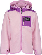 Exa Fleece Jacket Kids Junior Orchid Pink Didriksons