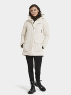 Frida Vinterparkas 6 Dam White Foam Didriksons