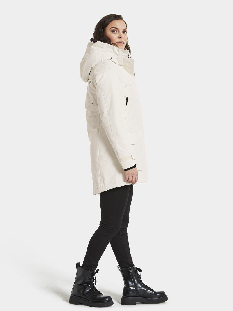 Frida Vinterparkas 6 Dam White Foam Didriksons