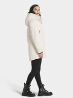 Frida Vinterparkas 6 Dam White Foam Didriksons