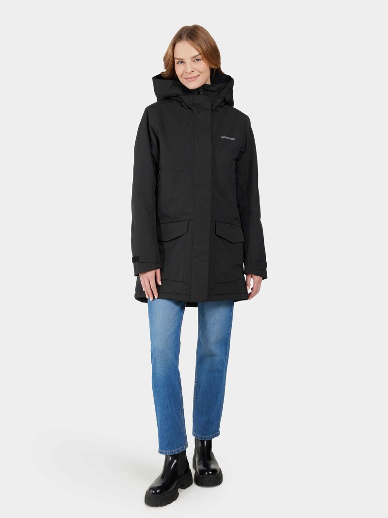 Frida Winter Parka Women Black Didriksons