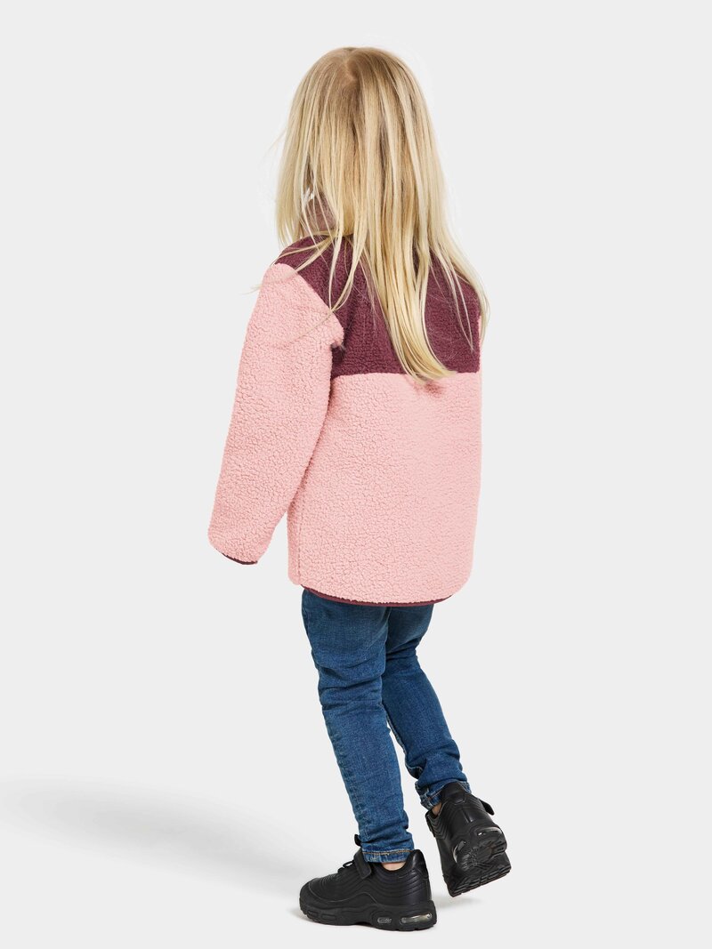Gosig Fleecetröja Barn Dusty Pink Didriksons