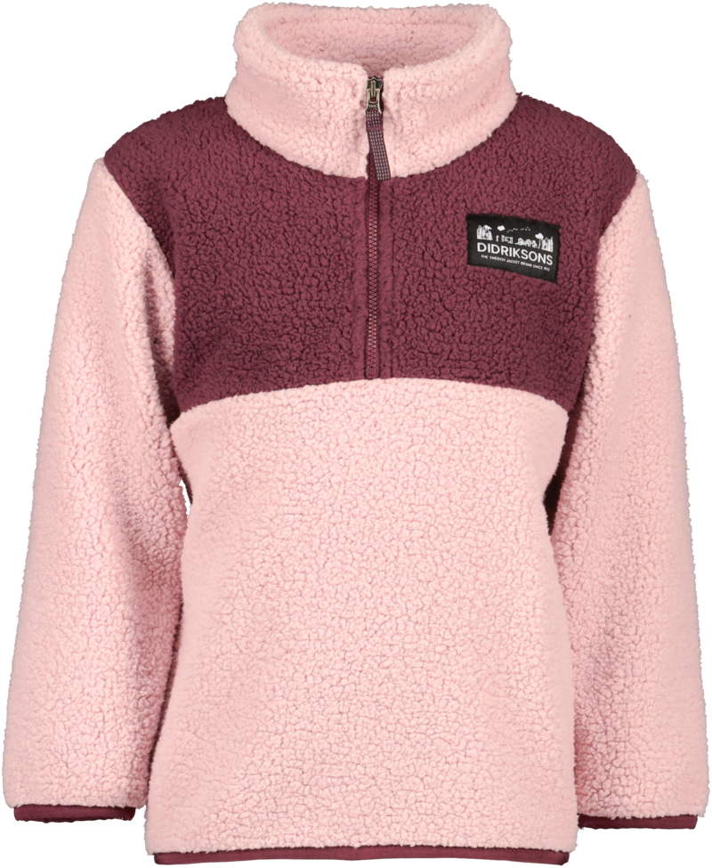 Gosig Fleecetröja Barn Dusty Pink Didriksons