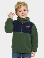 Gosig Fleecetröja Barn Pine Green Didriksons