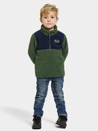Gosig Fleecetröja Barn Pine Green Didriksons