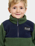 Gosig Fleecetröja Barn Pine Green Didriksons