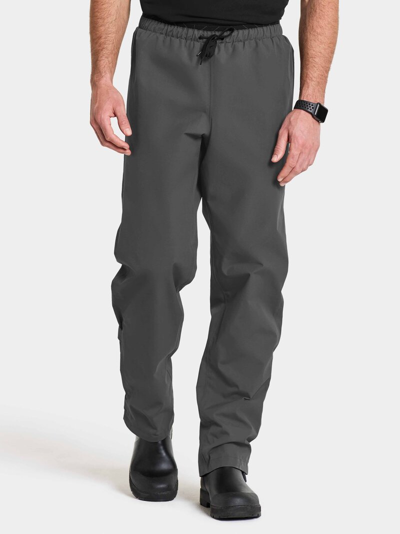 Grit Men's Rain Pants Coal Black Didriksons