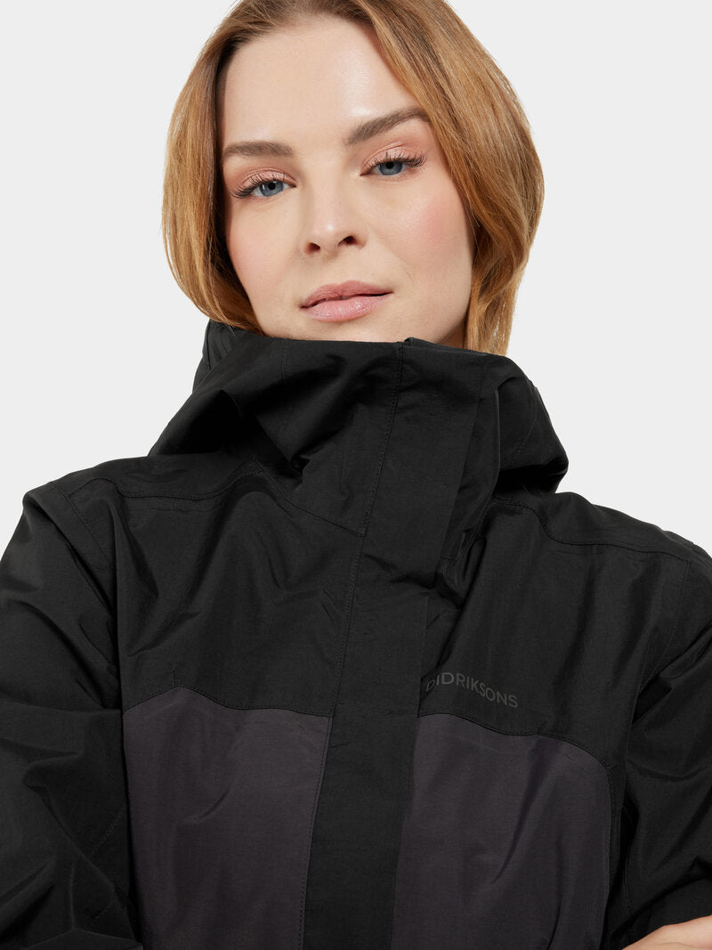 Grit Shell Jacket 3 Women's Black Didriksons