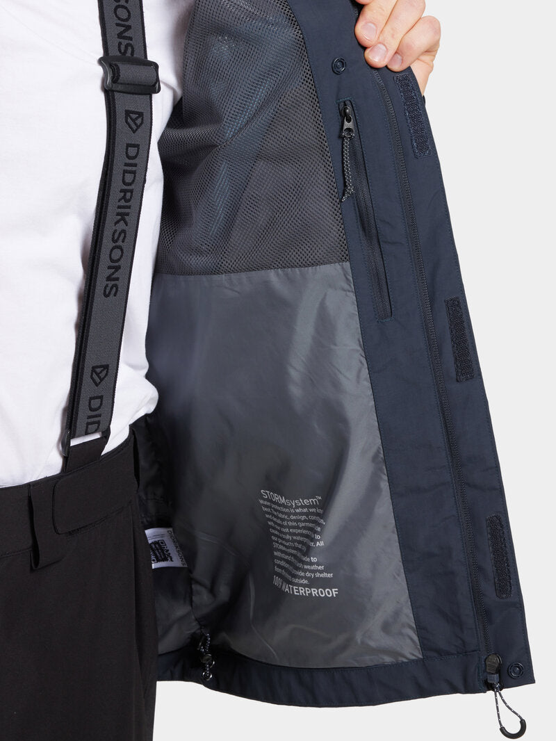 Grit Shell Jacket 3 Men Sleepy Blue Didriksons
