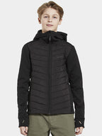 Halden Hybrid Jacket 5 Junior Black Didriksons