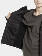 Halden Hybrid Jacket 5 Junior Black Didriksons