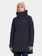 Helle 6 Vinterparkas Dam Dark Night Blue Didriksons