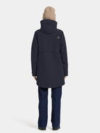 Helle 6 Vinterparkas Dam Dark Night Blue Didriksons