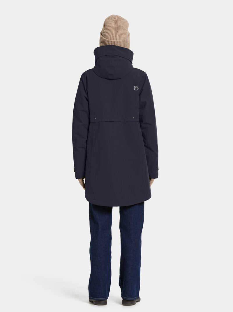 Helle 6 Winter Parka Women Dark Night Blue Didriksons