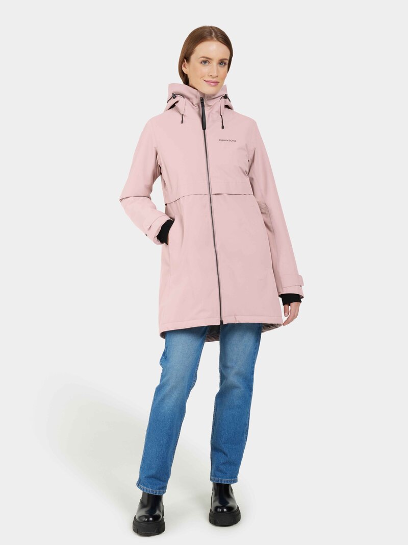 Helle Winter Parka Women Oyster Lilac Didriksons