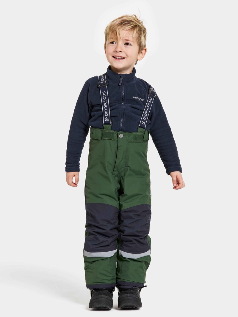 Idre Winter Trousers Kids Pine Green Didriksons