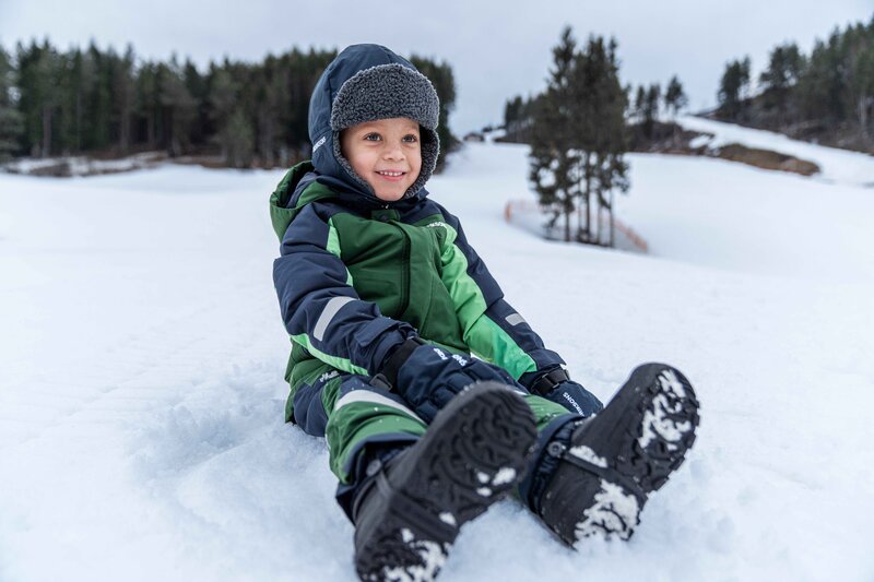 Idre Winter Trousers Kids Pine Green Didriksons