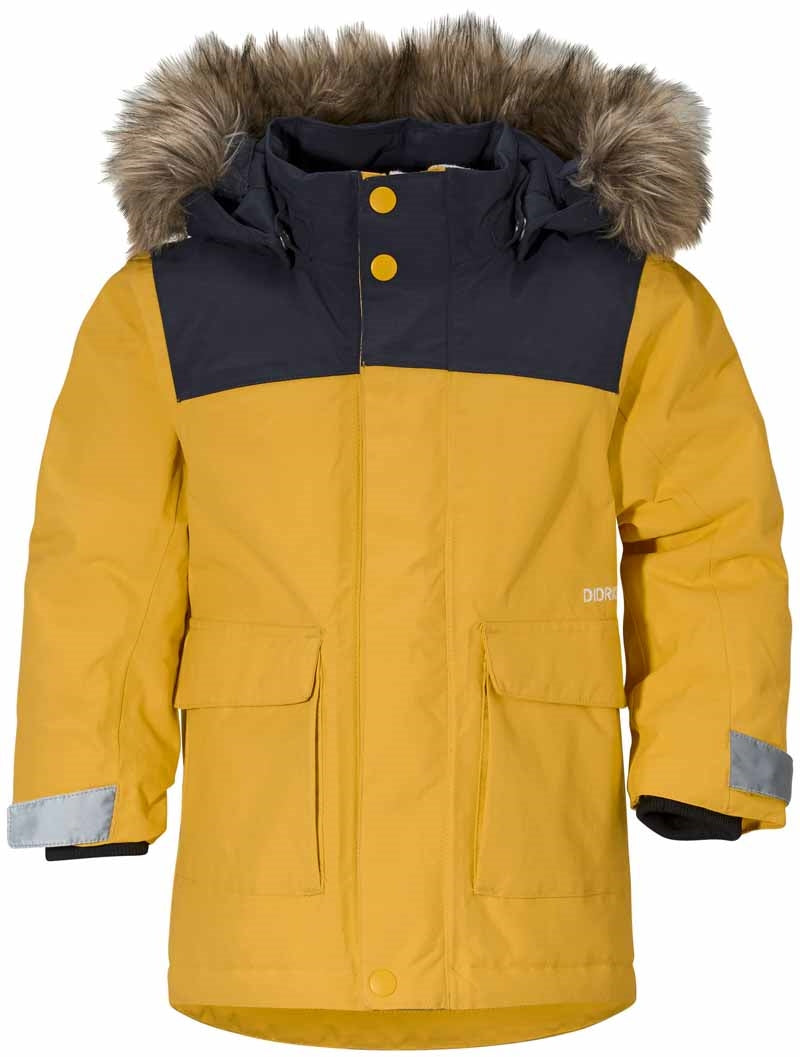 Kure Winter Parka 2 Kids Yellow - Didriksons