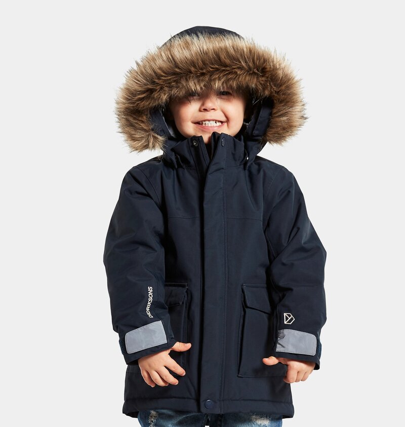 Kure Winter Parka 4 Kids Navy - Didriksons