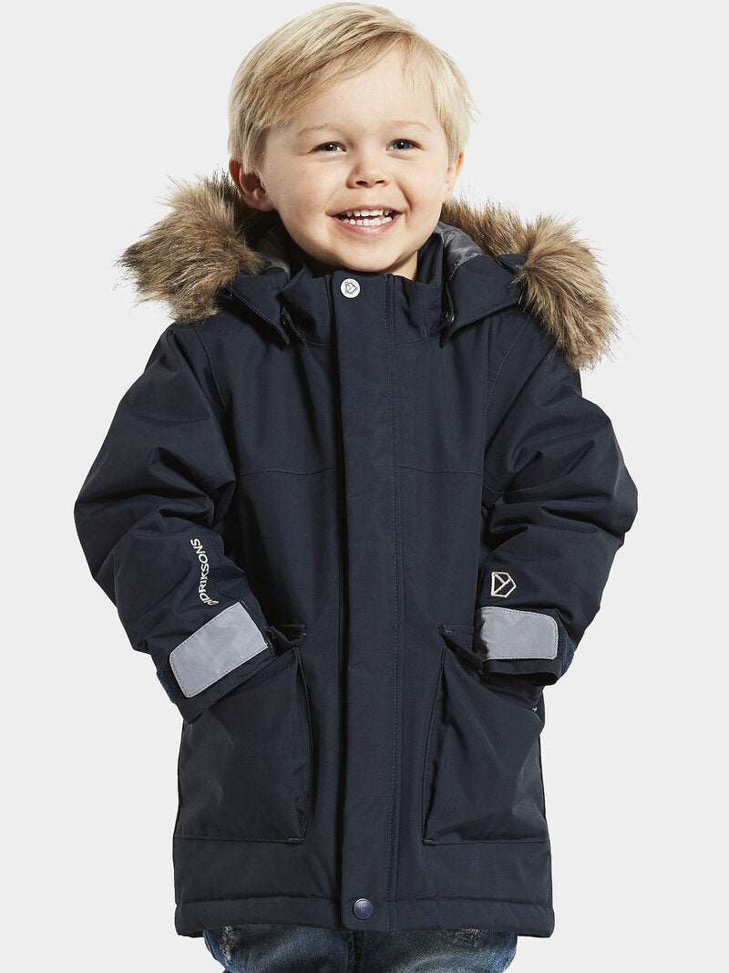 Kure Winter Parka 4 Kids Navy - Didriksons